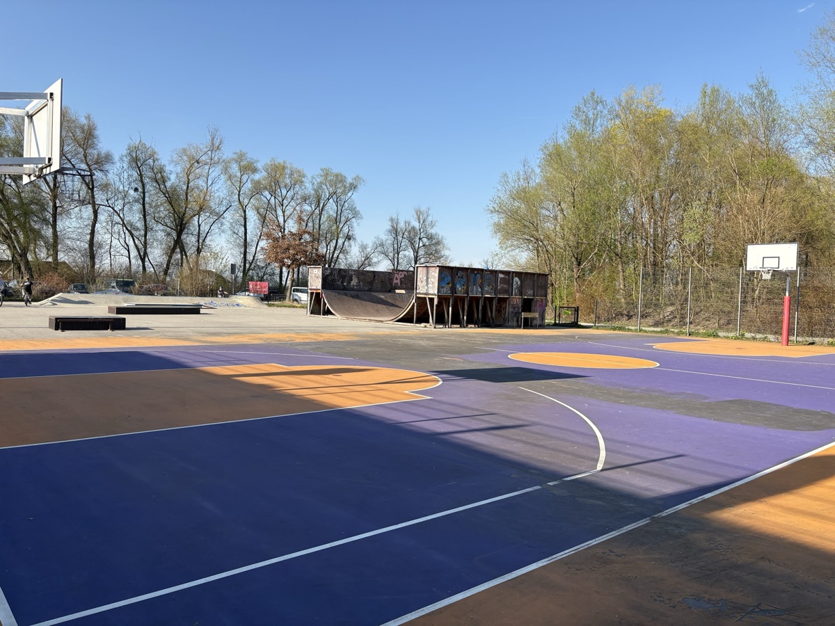 FunPark des MTV Diessen – Basketball, Skaterpark und Halfpipe
